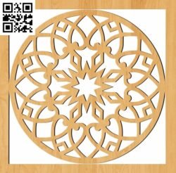 Metal work pattern G0000468 file cdr and dxf free vector download for CNC cut