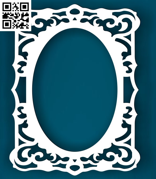 Mirror frame is rectangular
