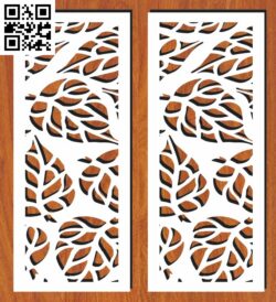 Model Wall decoration G0000276 file cdr and dxf free vector download for CNC cut