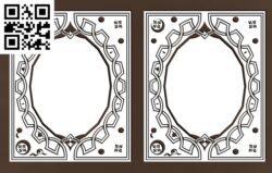 Ornaments Pattern G0000277 file cdr and dxf free vector download for CNC cut