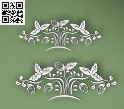 Plant G0000372 file cdr and dxf free vector download for CNC cut