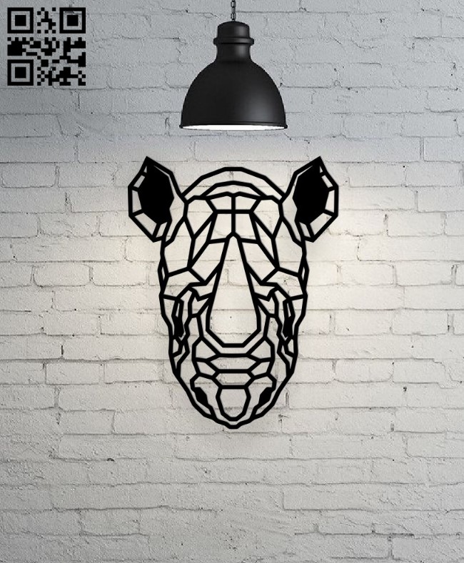 Polygon rhino E0016546 file pdf free vector download for laser cut plasma