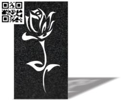 Rose pattern CU003006 file pdf free vector download for Laser cut cnc