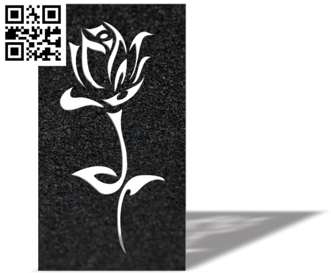 Rose pattern CU003006 file pdf free vector download for Laser cut cnc