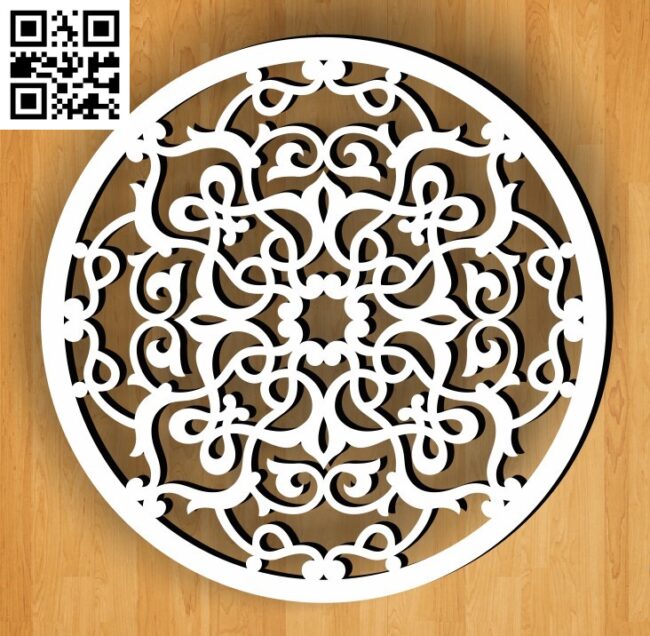 Stylized Vector Mandala Ornament