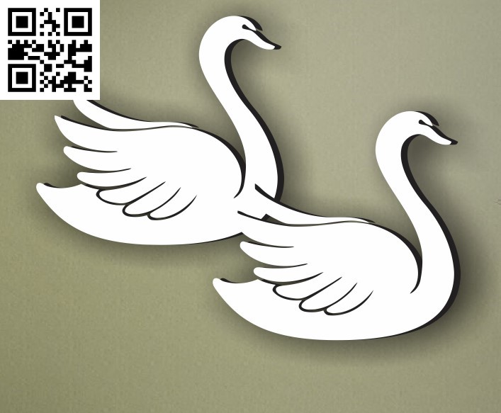 Swan stencil