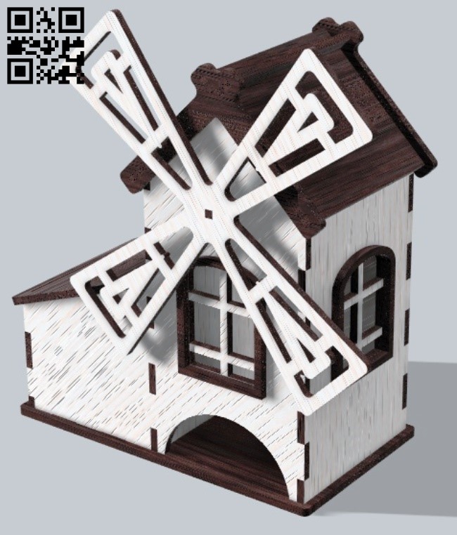 Tea mill E0016394 file cdr and dxf free vector download for laser cut