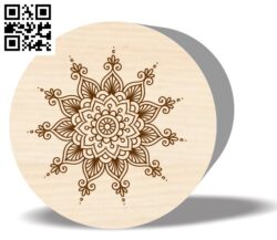 Vector Illustration Of Mehndi Ornaments A G0000374 file cdr and dxf free vector download for CNC cut