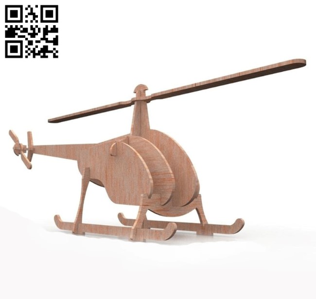 Vertoljot 3D Puzzle CU003008 file pdf free vector download for Laser cut cnc
