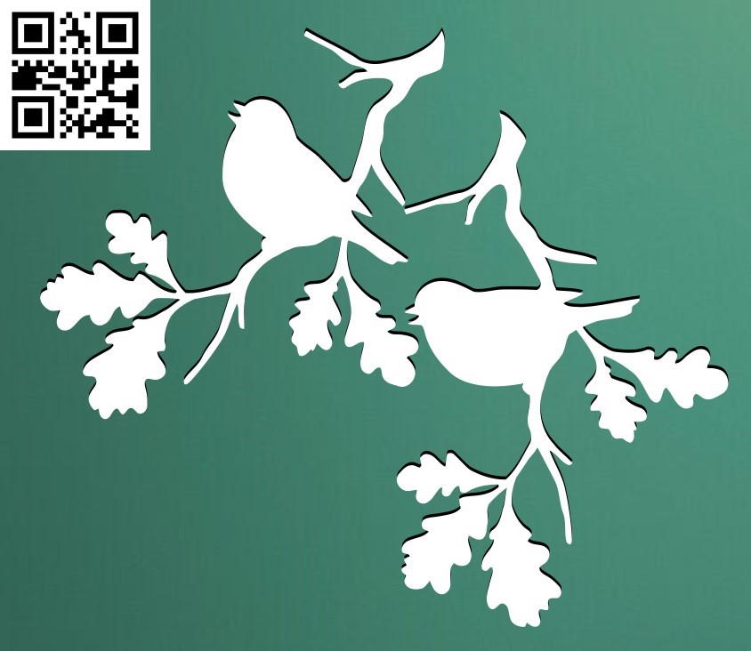 Weaverbird on tree branches