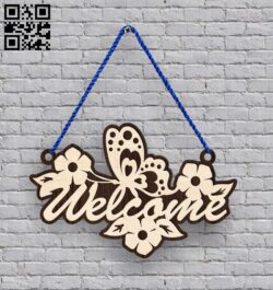 Welcome E0016440 file pdf free vector download for Laser cut