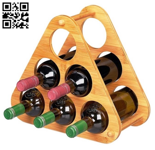 Wine rack E0016395 file cdr and dxf free vector download for laser cutWine rack E0016395 file cdr and dxf free vector download for laser cut