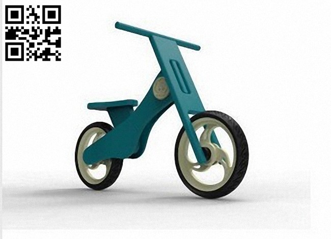 Wood bike E0016587 file pdf free vector download for laser cut