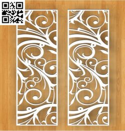 Aser Cut Vector Panel Seamless G0000199 file cdr and dxf free vector download for CNC cut