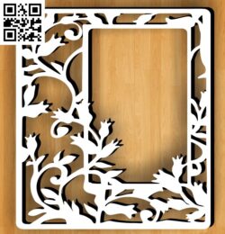 Beautiful mirror G0000252 file cdr and dxf free vector download for CNC cut