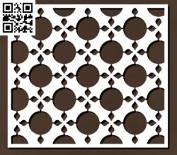 partition wall pattern G000208 file cdr and dxf free vector download for CNC cut