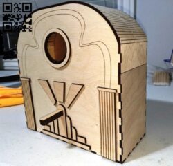 Bird house E0016686 file cdr and dxf free vector download for laser cut