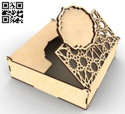 Box E0016713 file cdr and dxf free vector download for laser cut