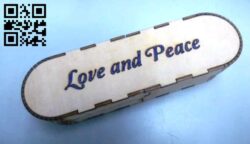 Box E0016763 file pdf free vector download for laser cut