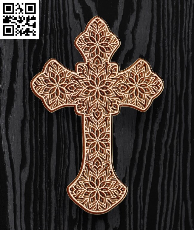Cross E0016854 file cdr and dxf free vector download for laser cut