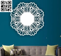Custom om mandala G0000523 file cdr and dxf free vector download for CNC cut