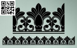 Design pattern G0000587 file cdr and dxf free vector download for CNC cut