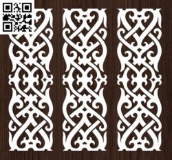 Design pattern G0000588 file cdr and dxf free vector download for CNC cut
