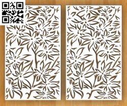 Design pattern panel screen G0000660 file cdr and dxf free vector download for Laser cut CNC
