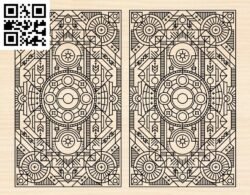 Design pattern panel screen G0000613 file cdr and dxf free vector download for Laser cut CNC