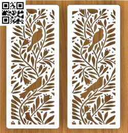 Design pattern panel screen G0000647 file cdr and dxf free vector download for Laser cut CNC