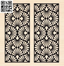 Design pattern panel screen G0000663 file cdr and dxf free vector download for Laser cut CNC