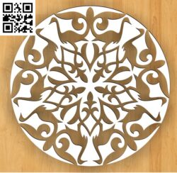 Design pattern panel screen   G0000585 file cdr and dxf free vector download for CNC cut