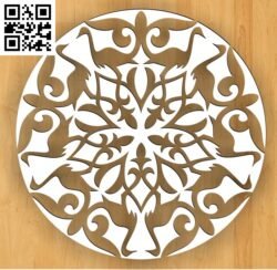 Design pattern panel screen   G0000585 file cdr and dxf free vector download for CNC cut