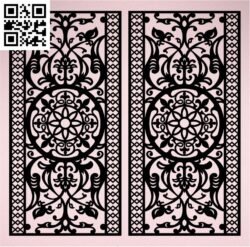 Design pattern panel screen C G0000617 file cdr and dxf free vector download for Laser cut CNC