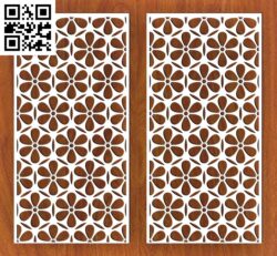 Design pattern panel screen G0000649 file cdr and dxf free vector download for Laser cut CNC