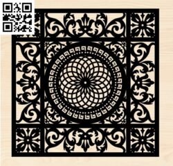 Design pattern panel screen G0000626 file cdr and dxf free vector download for Laser cut CNC