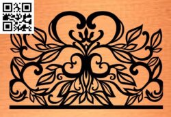 Design pattern panel screen G0000628 file cdr and dxf free vector download for Laser cut CNC