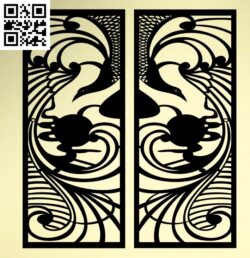 Design pattern panel screen G0000615 file cdr and dxf free vector download for Laser cut CNC
