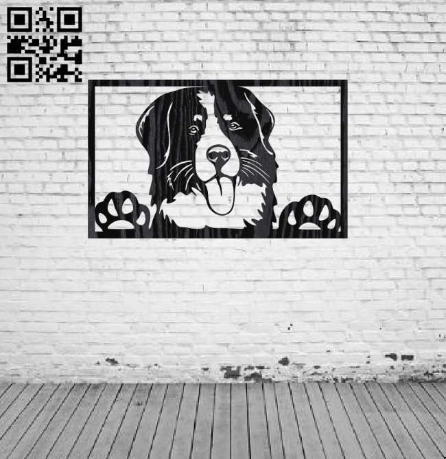 Dog E0016754 file pdf free vector download for laser cut plasma