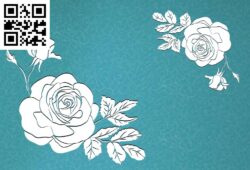 Flower Rode G0000635 file cdr and dxf free vector download for Laser cut CNC