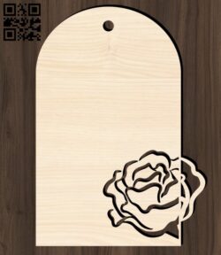 Gift tag E0016721 file pdf free vector download for laser cut