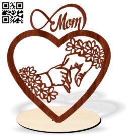 Happy mother’s day E0016617 file pdf free vector download for laser cut plasma