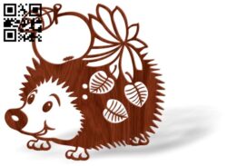 Hedgehog E0016706 file cdr and dxf free vector download for laser cut