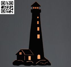 Lighthouse G0000536 file cdr and dxf free vector download for CNC cut
