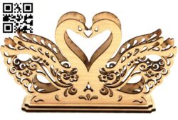 Napkin holder E0016845 file cdr and dxf free vector download for laser cut