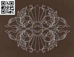 Pattern flowers  G0000554 file cdr and dxf free vector download for CNC cut