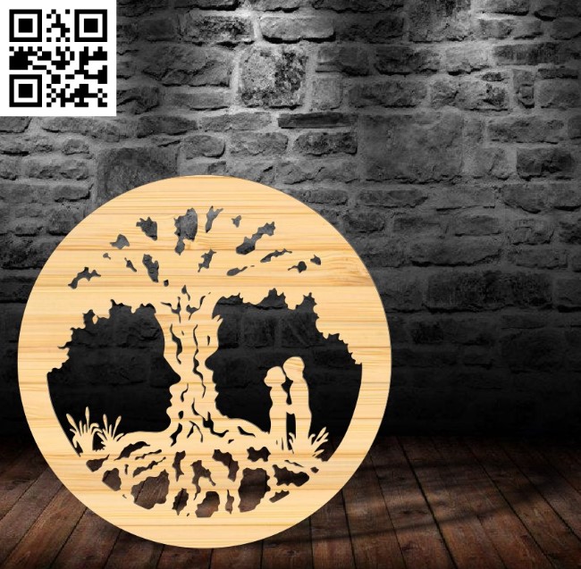 People tree E0016730 file pdf free vector download for laser cut plasma