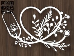 Stethoscope E0016793 file cdr and dxf free vector download for laser cut plasma