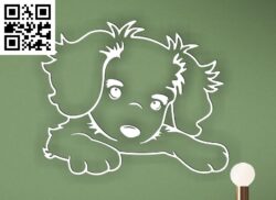 The Dog G0000524 file cdr and dxf free vector download for CNC cut