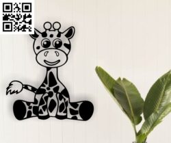 The Giraffe G0000525 file cdr and dxf free vector download for CNC cut